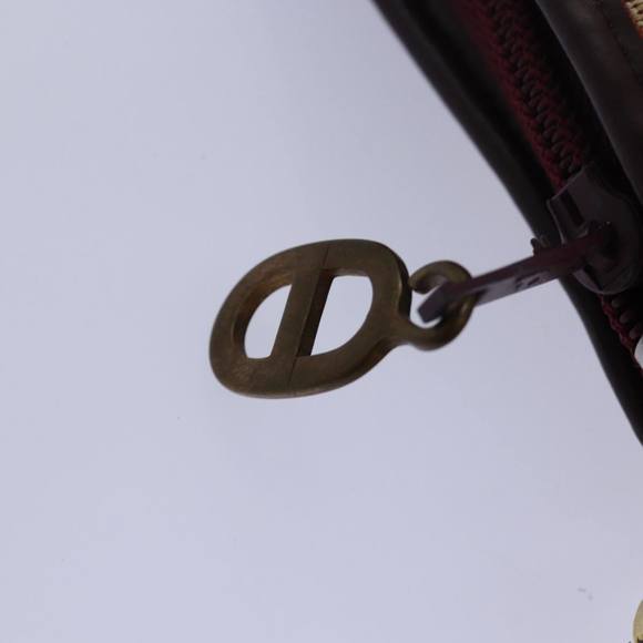 Christian Dior Trotter Canvas Shoulder Bag Red Auth bs16092 - Picture 10 of 16